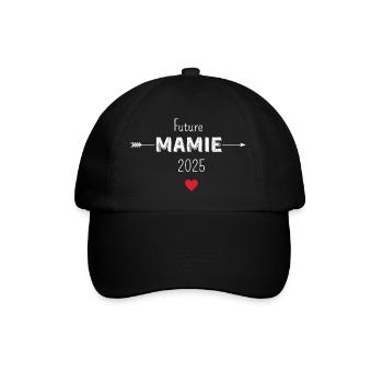 Future mamie 2025 - Casquette classique - noir/noir - Devant