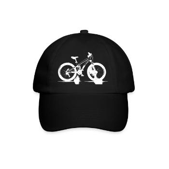 Cyclistes de VTT - Casquette classique - noir/noir - Devant