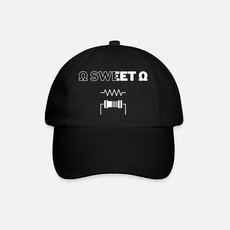 Ohm Sweet Ohm - Baseballkappe - Schwarz/Schwarz