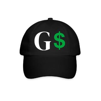 Lettre g dollar - Casquette classique - noir/noir - Devant