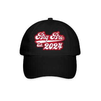 Big Bro Est 2024 - Baseball Cap - black/black - Front