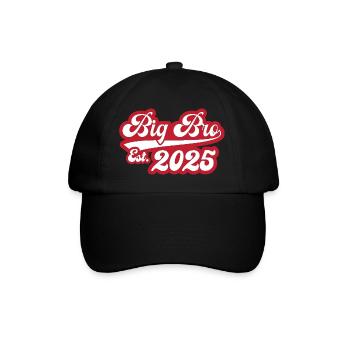 Big Bro Est 2025 - Baseball Cap - black/black - Front