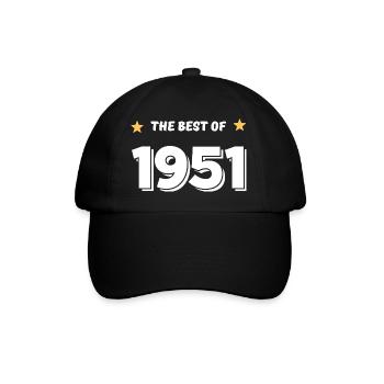 Best of 1951 - Baseball Cap - black/black - Front