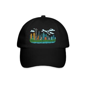 Ville de Seattle - Casquette classique - noir/noir - Devant