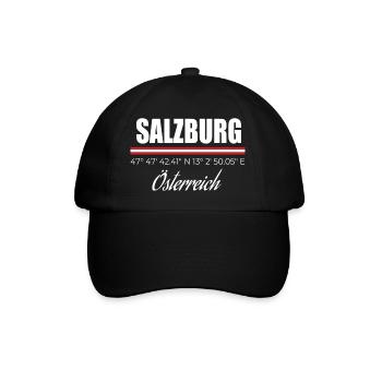Salzburg - Baseball Cap - black/black - Front