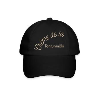 Crème de la Tontunmäki - Casquette classique - noir/noir - Devant