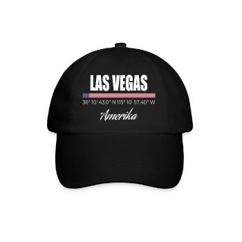 Las Vegas - Casquette classique - noir/noir - Devant