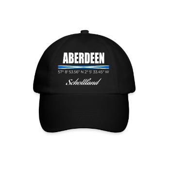 Aberdeen - Baseball Cap - black/black - Front
