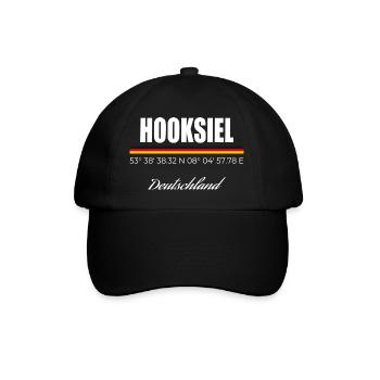 Hooksiel - Baseballkappe - Schwarz/Schwarz - Vorne
