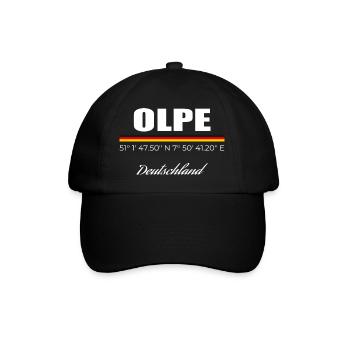 Olpe - Baseballkappe - Schwarz/Schwarz - Vorne