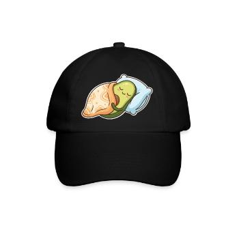 Avocat endormi - Casquette classique - noir/noir - Devant