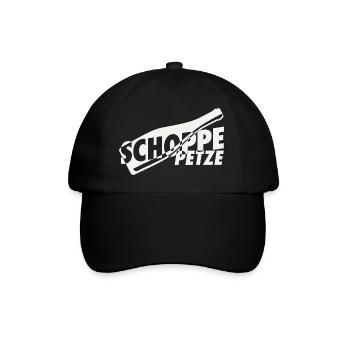 Schoppe-petze - Baseballkappe - Schwarz/Schwarz - Vorne