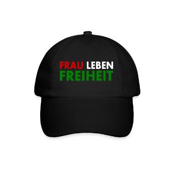 La liberté de vie des femmes - Casquette classique - noir/noir - Devant