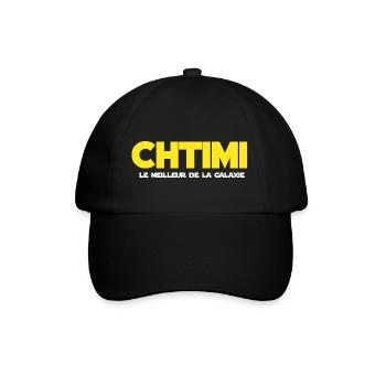 Chtimi ch'timi cadeau drôle chti ch'ti - Casquette classique - noir/noir - Devant
