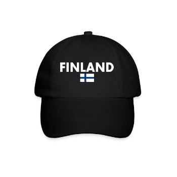 Finland - Baseball Cap - black/black - Front