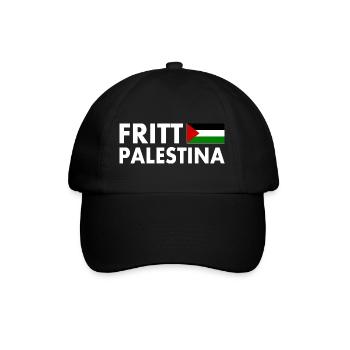 fritt palestina - Baseball Cap - black/black - Front