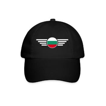 Bulgaria Style Design T-Shirt - Baseball Cap - black/black - Front