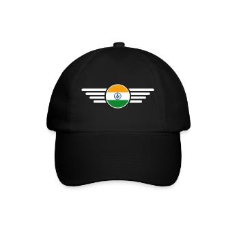 India Splendor of Colors T-Shirt - Baseball Cap - black/black - Front