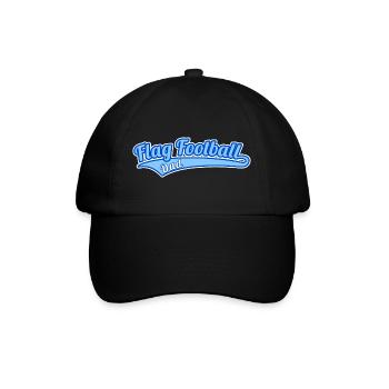 Flag Football Dad - Vater - Baseball Cap - black/black - Front