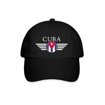 J’aime Cuba, T-shirt design de style élégance - Casquette classique - noir/noir - Devant