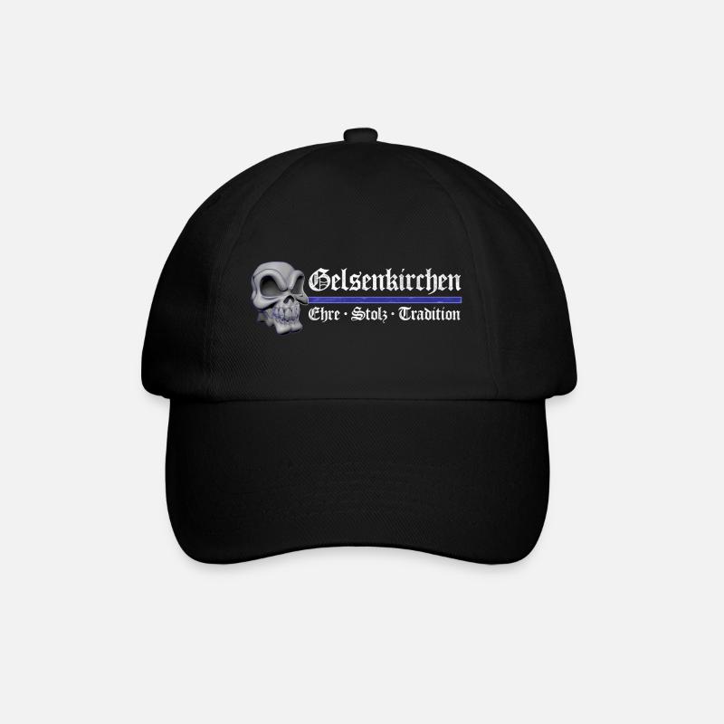 Gelsenkirchen - Ehre Stolz Tradition - Baseballkappe - Schwarz/Schwarz