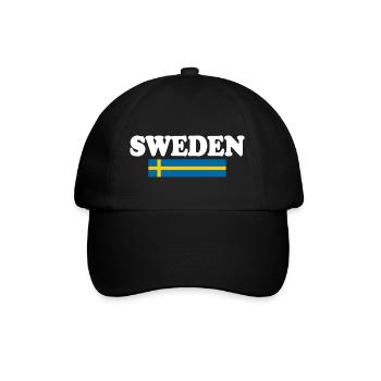 Schweden - Baseball Cap - black/black - Front