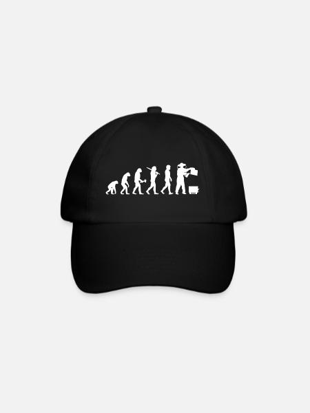 Imker Imkerei Zeidler Evolution Geschenk Biene - Baseballkappe - Schwarz/Schwarz