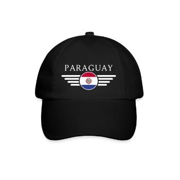 J’aime le Paraguay, T-shirt design de style élégance - Casquette classique - noir/noir - Devant