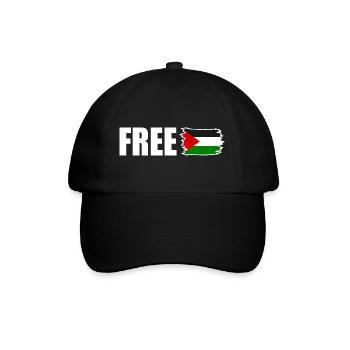 Free palestine - Casquette classique - noir/noir - Devant