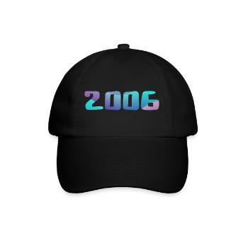 Birthday Gift 2006 Vintage 2006 Retro 2006 - Baseball Cap - black/black - Front