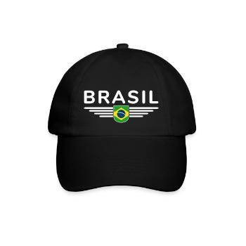 J’aime le Brésil tenue T-Shirt Design Cadeau - Casquette classique - noir/noir - Devant