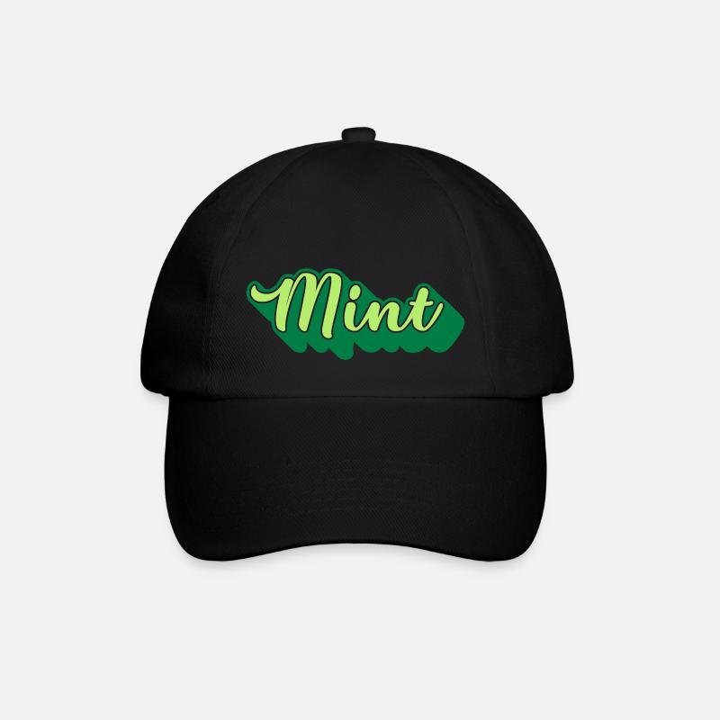 MINT, Mancunian, Manchester Slang Dialect - Baseball Cap - black/black