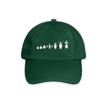 Brittany ermine - Baseball Cap - bottle green - Front
