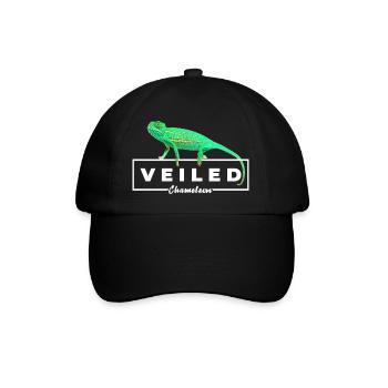 Baby Veiled Chameleon Reptile Owner - Baseball Cap - black/black - Front