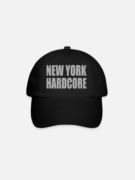 NYHC New York Hardcore Punk - Baseballkappe - Schwarz/Schwarz