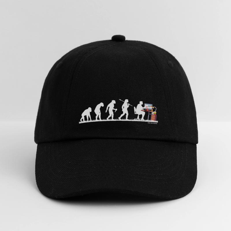 Evolution Nerd Geek Hacker Coder Programmer Baseball Cap