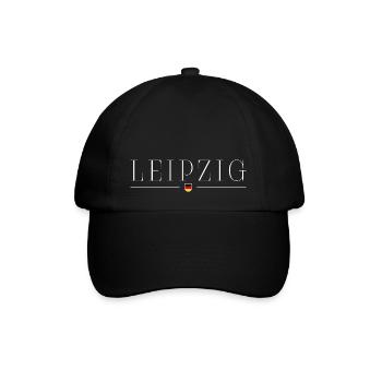 Leipzig, Germany Elegance T-Shirt - Baseball Cap - black/black - Front