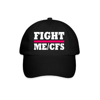 Me/cfs - fight me/cfs - Baseballkappe - Schwarz/Schwarz - Vorne