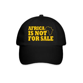 africa is not for sale - Casquette classique - noir/noir - Devant