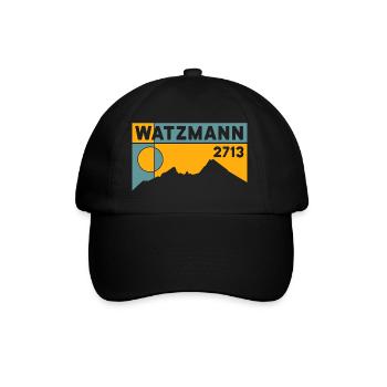 Watzmann Mountain Crossing Randonnée Berchtesgaden - Casquette classique - noir/noir - Devant