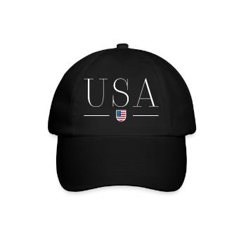 I love USA - Baseball Cap - black/black - Front