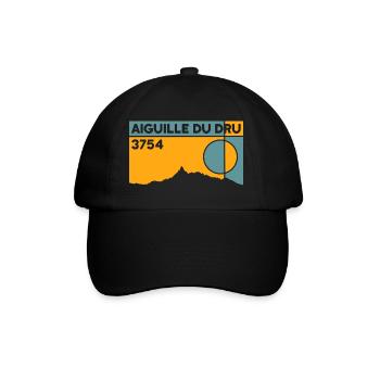 Aiguille Du Dru - Casquette classique - noir/noir - Devant