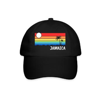 Jamaica Caribbean Island Vacations - Baseball Cap - black/black - Front