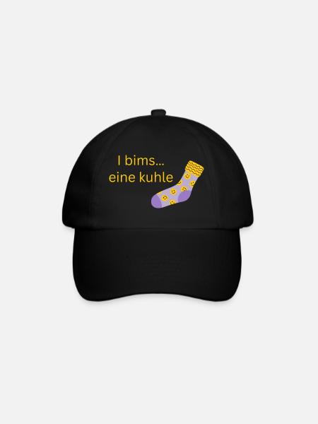 coole Socke - Baseballkappe - Schwarz/Schwarz