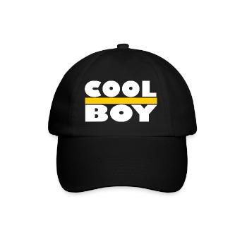 Cool boy - Baseball Cap - black/black - Front