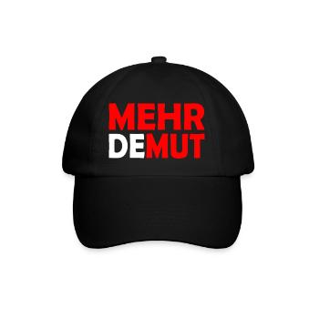 Demut - Baseballkappe - Schwarz/Schwarz - Vorne