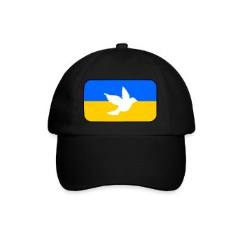 Ukraine - Baseballkappe - Schwarz/Schwarz - Vorne