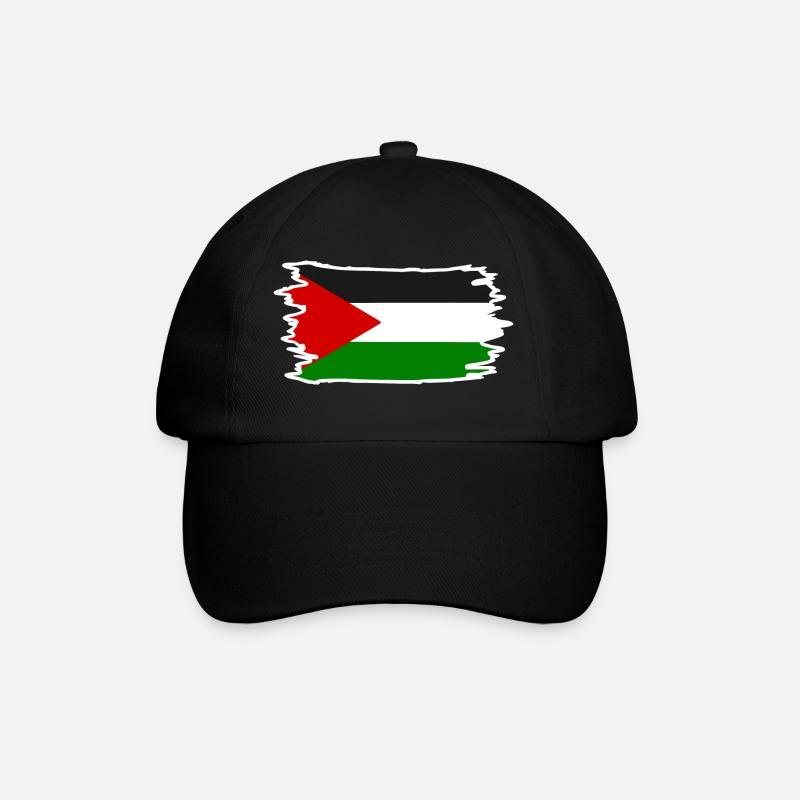 Free palestine - Casquette classique - noir/noir