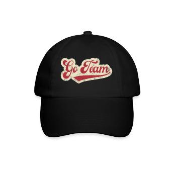 Go Team - Baseball Cap - black/black - Front
