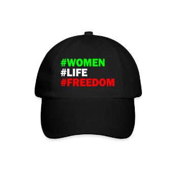 Women life freedom - Casquette classique - noir/noir - Devant